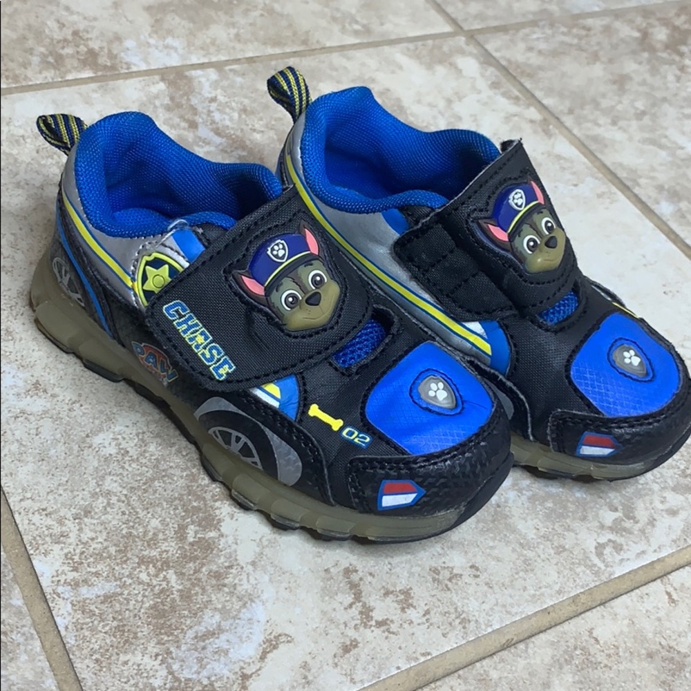 Paw Patrol Light up car shoes! (Chase)